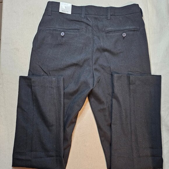 Bogari Men's Dark Gray Dress Pants - Size 31/31 - Picture 4 of 5
